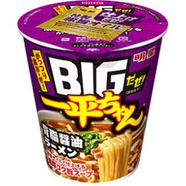 明星　BIGだぜ!一平ちゃん　背脂醤油ラーメン　93g×12個セット【1月7日までの期間特売】