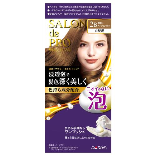 ダリヤ　サロンドプロ　泡のヘアカラー・エクストラリッチ　2B