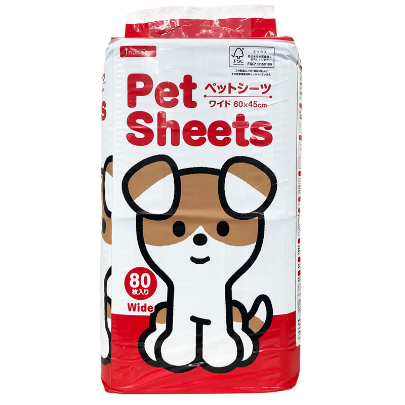 ペットライブラリ　ペットシーツワイド　80枚【1月7日までの期間特売】