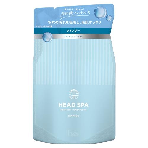 P&G　深体験　h&s　さらつやシャンプー　詰替　350G
