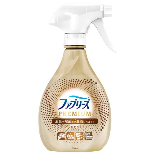 P&G　ファブリーズ　W除菌+消臭　PREMIUM　無香料　本体　370ML