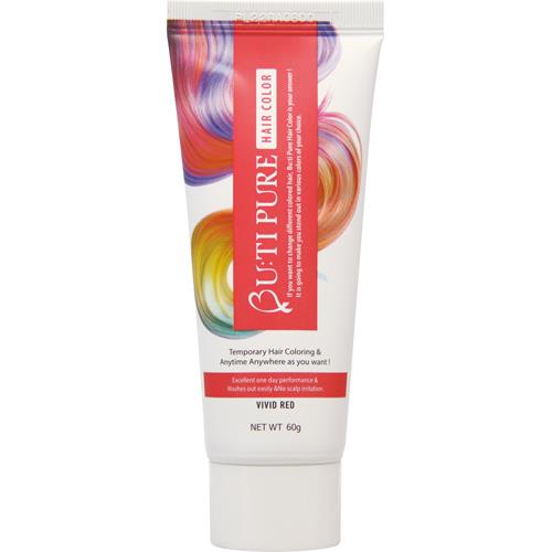 ウエルネスボーテ　ビューティピュア　ワンデーヘアカラービビッドレッド　60g