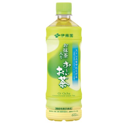 伊藤園　お抹茶入りお〜いお茶　600ml×24個セット