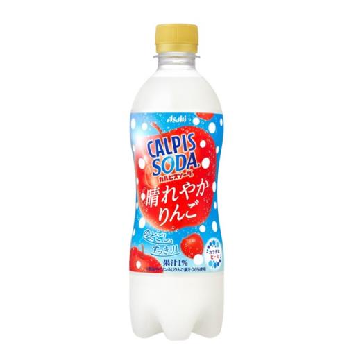 アサヒ飲料　カルピスソーダ　晴れやかりんご　500ml×24個セット