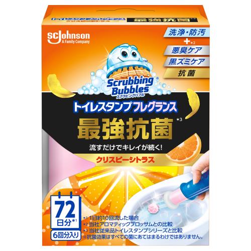 ジョンソン　スクラビングバブルスタンプ　最強抗菌クリスピーシトラス　本体　38G
