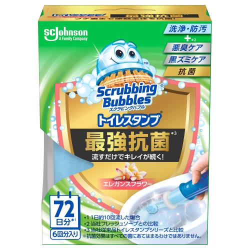 ジョンソン　スクラビングバブルスタンプ　最強抗菌エレガンスフラワー　本体　38G