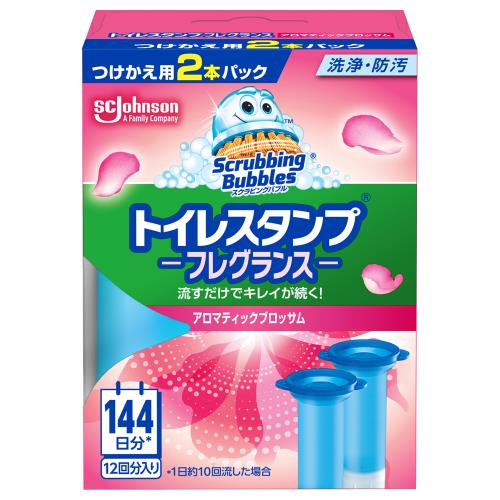 ジョンソン　スクラビングバブルスタンプ　アロマティックブロッサム　詰替　38G×2個