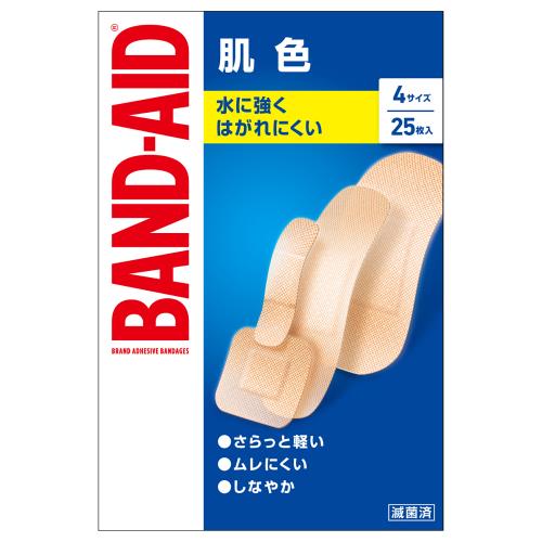 Kenvue　バンドエイド　肌色　4サイズ　25枚