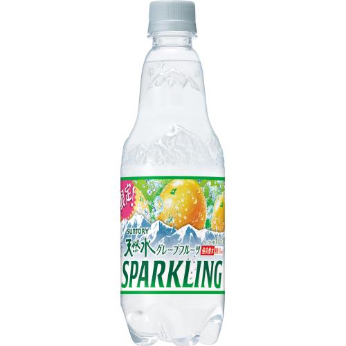 サントリー　天然水スパークリング　グレープフルーツ　500ml×24個セット