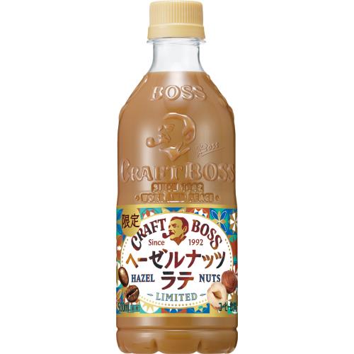 サントリー　クラフトボス　ヘーゼルナッツラテ　500ml×24個セット