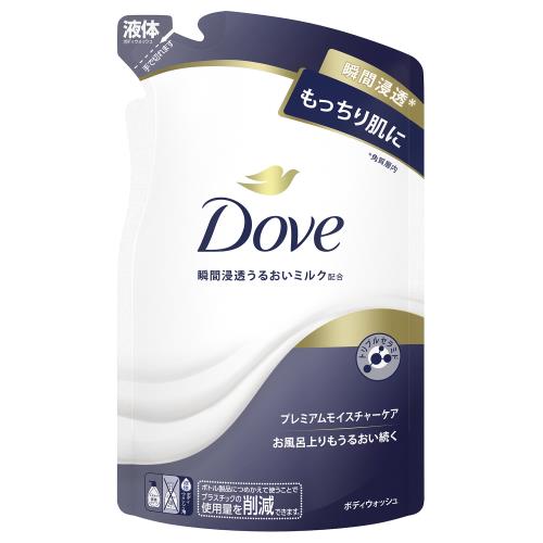 ユニリーバ　ダヴボディウォッシュ　プレミアムモイスチャー　詰替　330G×12個セット