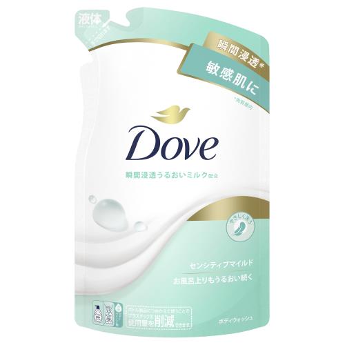 ユニリーバ　ダヴボディウォッシュ　センシティブマイルド　詰替　330G×4個セット