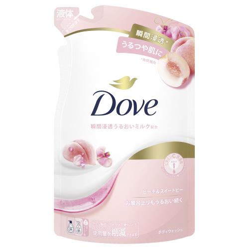 ユニリーバ　ダヴボディウォッシュ　ピーチ&スイートピー　詰替　330G×3個セット