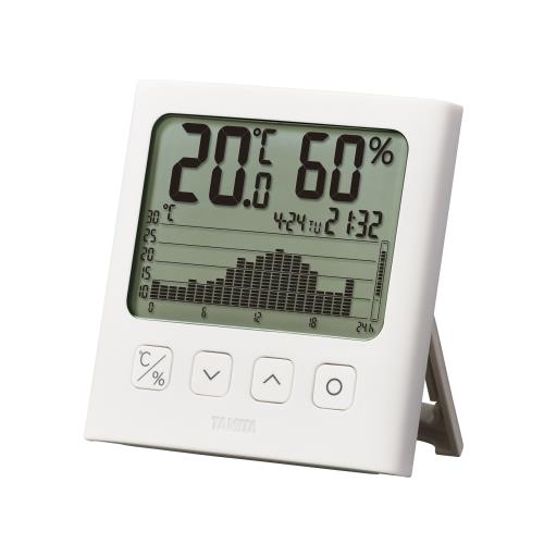 タニタ　デジタル温湿度計　TT580WH