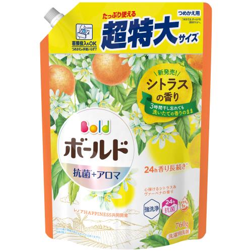 P&G　ボールドジェル　シトラス　詰替　超特大　760G