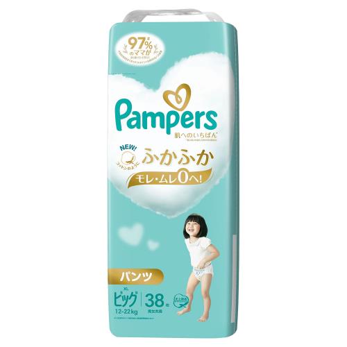 P&G　パンパース肌いちパンツ　ビッグサイズ　38枚×4個セット