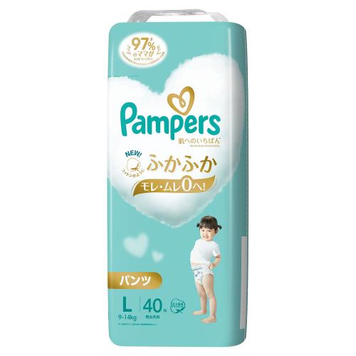 P&G　パンパース肌いちパンツ　Lサイズ　40枚×4個セット
