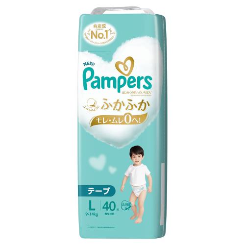 P&G　パンパース肌いちテープ　Lサイズ　40枚×4個セット