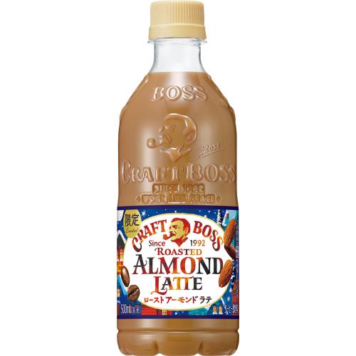 サントリー　クラフトボス　ローストアーモンドラテ　500ml×24個セット