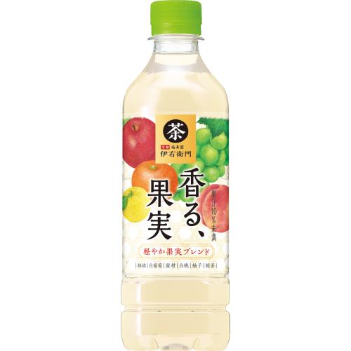 サントリー　伊右衛門香る、果実　525ml×24個セット
