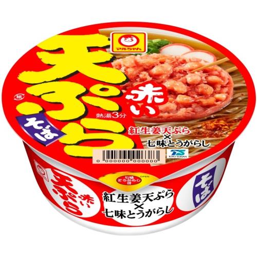 東洋水産　マルちゃん　赤い天ぷらそば　88g×12個セット