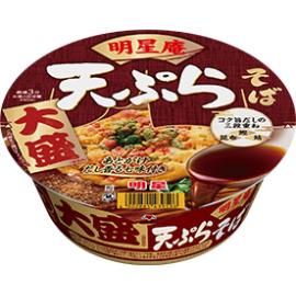 明星　明星庵天ぷらそば大盛　112g×12個セット