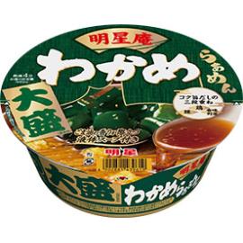 明星　明星庵わかめらぁめん大盛　96g×12個セット