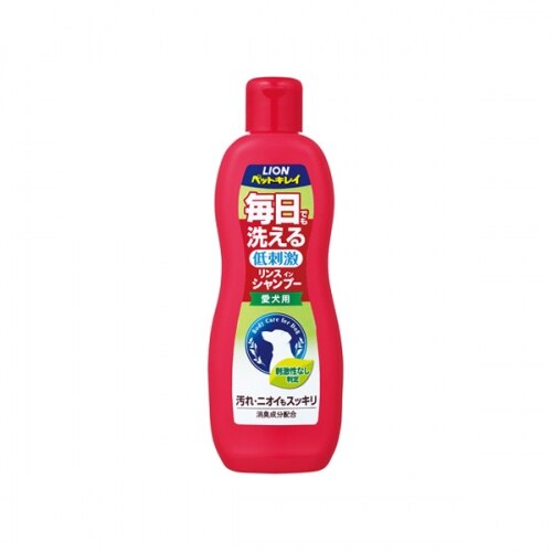 ライオン ペットキッス 毎日でも洗えるリンスインシャンプー 愛犬用 330ML