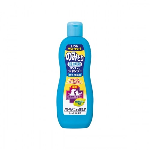 ライオン ペットキッス のみとりリンスインシャンプー 愛犬 愛猫用 マイルドフローラル 330ml ウエルシアドットコム