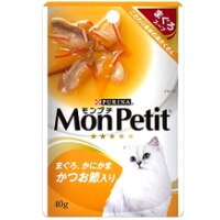 ネスレ　モンプチ　パウチ　まぐろスープ　かつお節入り　40g