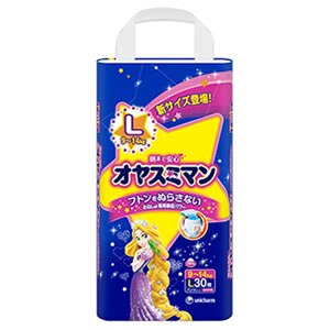 オヤスミマン 女の子lサイズ 30枚 ウエルシアドットコム