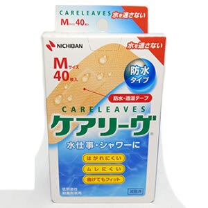 ニチバン　ケアリーヴ　防水タイプ Mサイズ　40枚