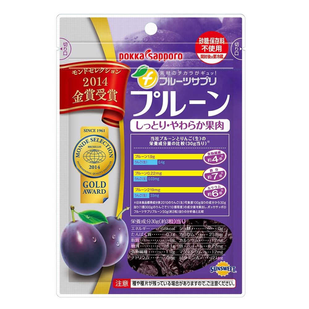 フルーツサプリ プルーン 70g
