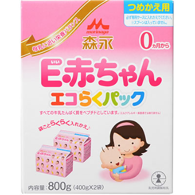 E赤ちゃん　エコらくパック　400g × 6袋