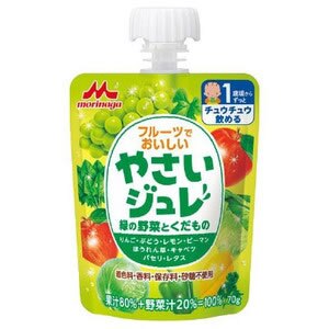 フルーツでおいしい やさいジュレ 緑の野菜とくだもの 70g