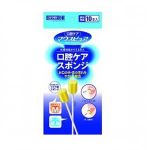 マウスピュア 口腔ケアスポンジ 紙軸 M 10本入