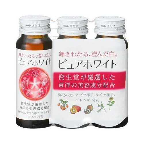 ピュアホワイト ドリンク 3本入 ※こちらの商品は海外発送できません