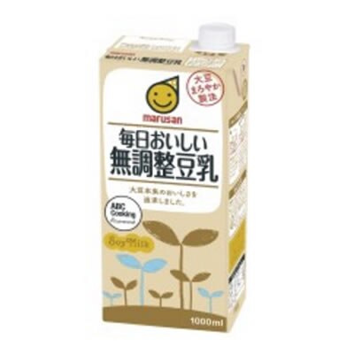 マルサン 毎日おいしい無調整豆乳　1L×6本セット