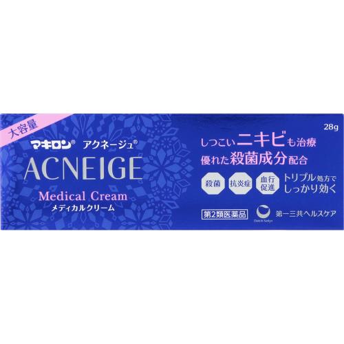 ◆【第2類医薬品】マキロン　アクネージュ　メディカルクリーム　28g【セルフメディケーション税制対象商品】