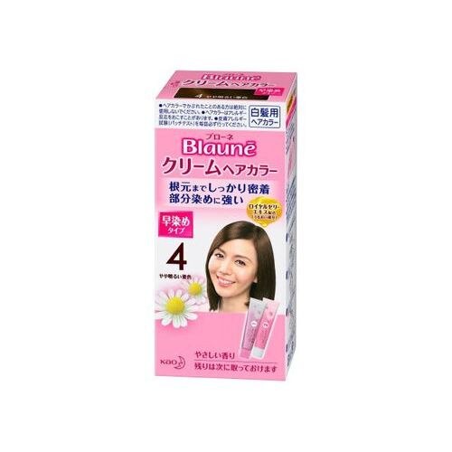 ブローネ クリームヘアカラー 4 やや明るい栗色【ボーナスTポイントとして10倍】※2月4日まで