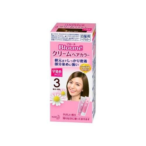 ブローネ クリームヘアカラー 3 明るい栗色【ボーナスTポイントとして10倍】※2月4日まで