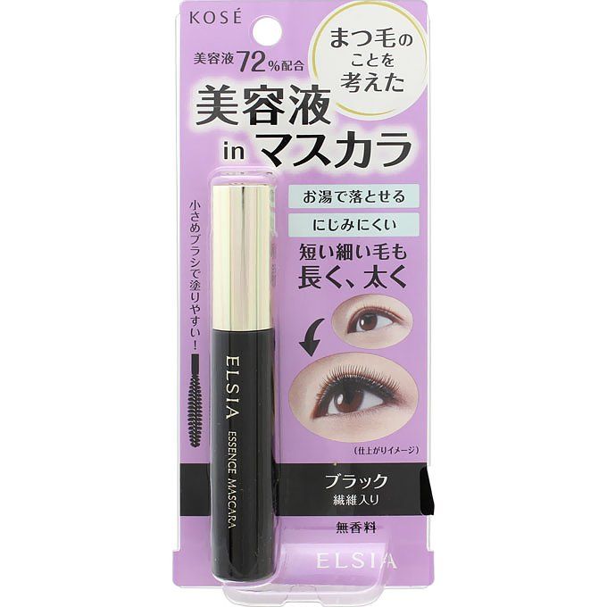コーセー　エルシア　プラチナム　美容液マスカラ　ブラック　6.5G