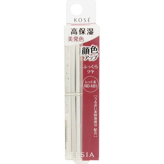 コーセー　エルシア　プラチナム　顔色アップ　エッセンスルージュ　レッド系481　3.5G