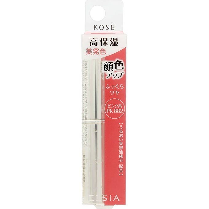 コーセー　エルシア　プラチナム　顔色アップ　エッセンスルージュ　ピンク系882　3.5G