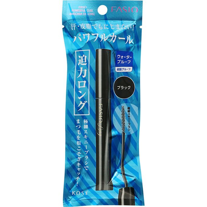 コーセー ファシオ パワフルカール マスカラ EX (ロング) ブラック 5G
