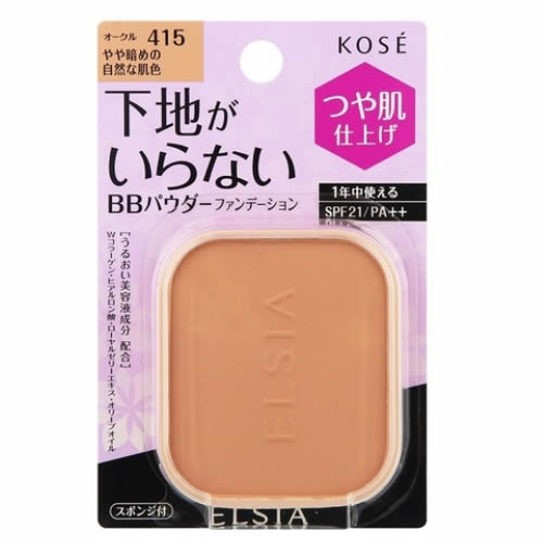 コーセー　エルシア　プラチナム　BB　パウダーファンデーション　レフィル　オークル415　10G