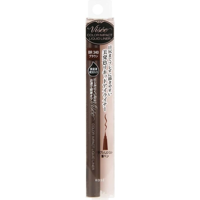 コーセー　ヴィセ　リシェ　カラーインパクト　リキッドライナー　ブラウン・BR340　0.4ML