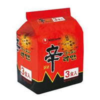 【12個入　1ボール販売】　辛ラーメン袋　3食入